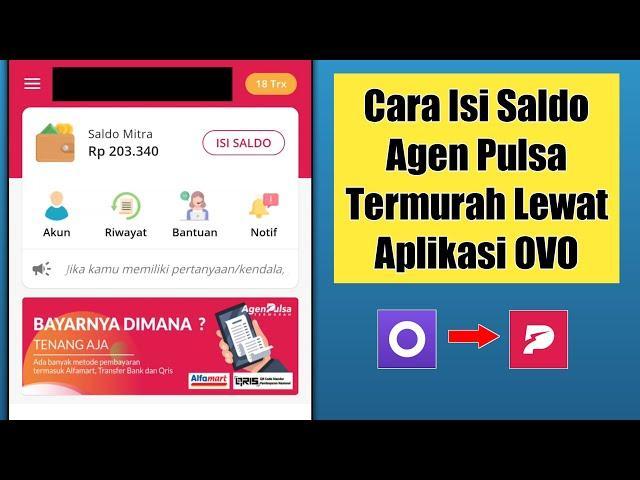 Akun Depo Pulsa OVO: Cara Mudah Isi Saldo Pulsa