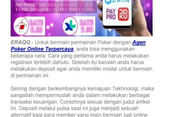 Agen Depo Pulsa OVO Terpercaya untuk Transaksi Paling Mudah